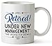 Funny Retirement Gifts for Men Dad & Husband. Best 2024 Retirement Gift Coffee Mugs for Retired Office Coworkers & Family. Unique Novelty Ideas Mug for Him & Her Nurses Golf Doctors Navy Air Force Gag