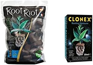 GREENLIGHT GUYS root riot 50 cubes refill bag & clonex 50ml FREE SYRINGE