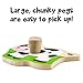 Professor Poplar’s Wooden Barnyard Peg Puzzle (8pcs.) - Wood Learning Puzzles for Toddlers and Kids, Animal Themed