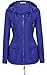 Meaneor Women's Hooded Lightweigt Waterproof Rainwear Outdoor Long Slim Raincoat