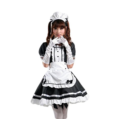 Costumes Dress K-on Anime French Apron Maid Lolita Maid Costumes