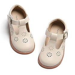 Toddler Little Girl Beige Mary Jane Dress Shoes