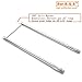 Hisencn 7507 27 Inch Burner Tube Set Replacement for Weber Spirit 200 Spirit 210 Stainless Steel Burners Parts for Weber Spirit E 210, E 200, Spirit S 210, S 200, Spirit 500 (with Side-Mounted Control