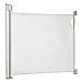 Ivation Retractable safety Gate - Indoor & Outdoor Mesh with Timed Locking System & Push-Button Release - Use in Doorway or Stairway for Baby, Kids, Toddlers & Pets, Fits opening up to 47