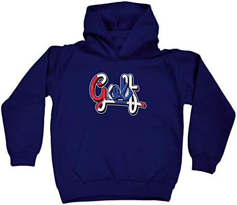 blue golf hoodie