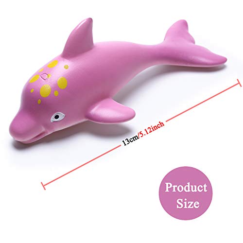 Hely Cancy Ocean Sea Animal Figures, Water Fun Squirt Bath Toys for Kids, Babies, Toddlers, 14 Pack Playset - Thumbnail 3