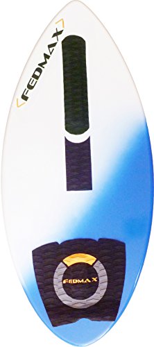 image for Skimboard Traction Stomp Pad Grip, White, Universal Fit for all Fiberg