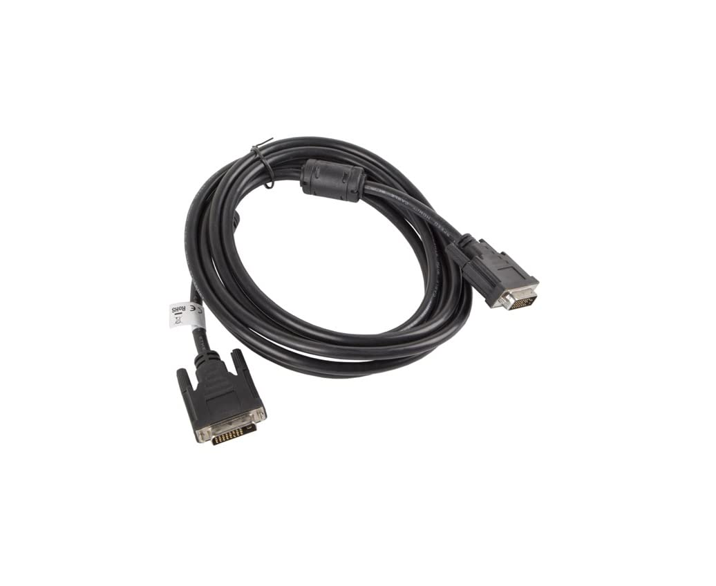 lanberg ca/DVID/10cc/0030 DVI-D (24 + 1) Plug to DVI-D (24 + 1) Male Dual Link Cable 3 m Black