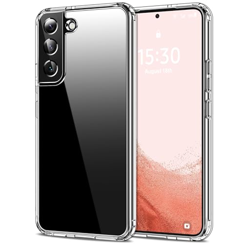 Hoomil Crystal Clear Hülle Für Samsung Galaxy S22+ Plus 5G, Nie Vergilbung Transparent - Durchsichtig