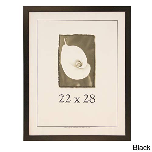 22x28 Wood Picture Frame (Black) Made in the USA