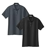 Port Authority L500 Ladies Silk Touch Polo L 1 Black + 1 Steel Grey