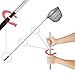 xunma Fishing Landing Net with Telescoping Pole Handle,67 Inch Stainless Steel Version