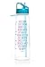 AQUANEÜ babyneü Pregnancy Gift Time Marked Water Bottle with Motivational Quote, Daily Water Intake. BPA-Free, Straw, sip top (BABST Aqua)