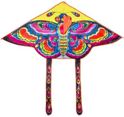OKOKMALL US--Stunt Kite 90cm Little butterfly Delta Outdoor Fun Sports Children Toy Gifts