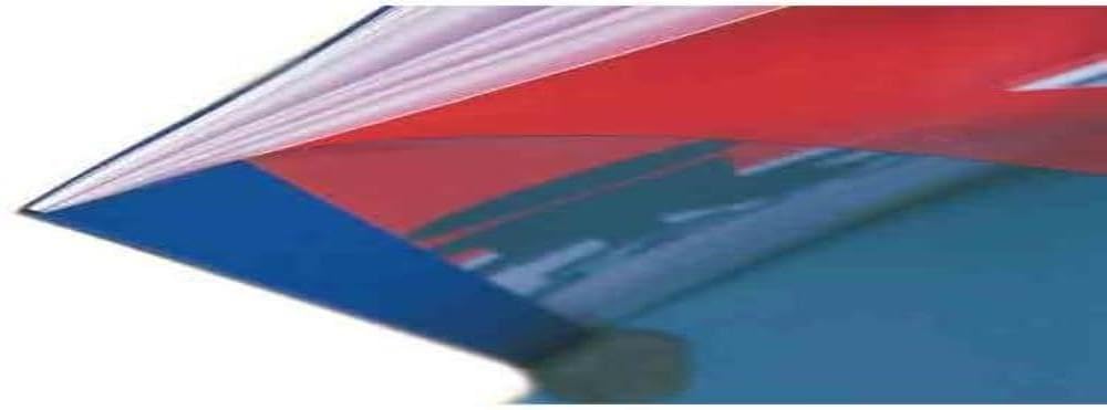 Leitz 39241 Thermal Binding Folders A4 Linen Look 3 mm Spine Width Pack of 100 Blue