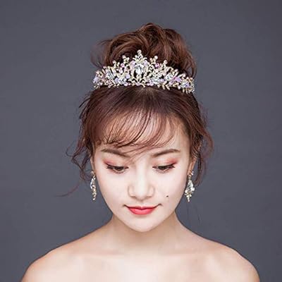 Crown Tiara Bella Bridal Vintage Crystal Diamond Bride Bridal