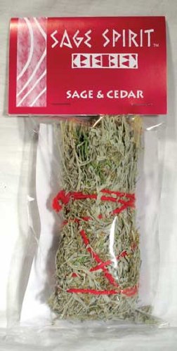 Smudge Stick: 5 Sage & Cedar (RS5SCE) - by AzureGreen