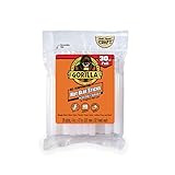 Gorilla Hot Glue Sticks, Full Size, 4" Long x .43" Diameter, 30 Count, Clear, (Pack of 1)