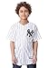 New York Yankees #27 Youth Cool Base Home Jersey (Youth Large 14/16)