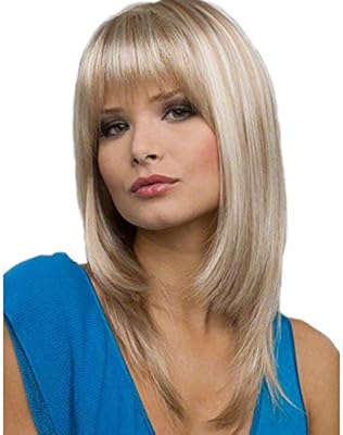 Fashion Blonde Hair Trend Short Wig Straight Hair For Women