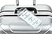 Travelambo Cruise Tags Luggage Etag Holders Zip Seal & Steel Loops Thick PVC (10 Tags)