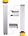 Yeeco Micro Cheese Grater Lemon Zester Stainless Steel Blades for Chocolate, Garlic, Ginger, Cinnamon, Citrus and Coconut with Cover and Ergonomic Non-Slip Easy-Grip Handle