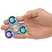 The Anti-Anxiety 360 Spinner Helps Focusing Fidget Toy [3D Figit] Tri-Spinner EDC Focus Toy for Kids & Adults - Best Stress Reducer Relieves ADHD Anxiety Boredom Metal Bearing (Rainbow)