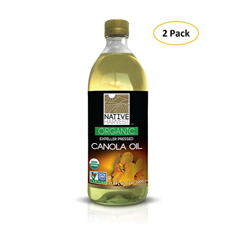 Native Harvest Organic Non-GMO Naturally Expeller Pressed Canola Oil, 1 Litre (33.8 FL OZ) 2 Packs - Thumbnail 2