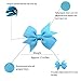 40PCS 2 Inch Baby Hair Bows Clips for Girls Grosgrain Ribbon Fully Lined Infant Hair Clips Accessories for Baby Girls Newborns Toddler in Pairs