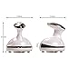 Portable Shaping Massager Rechargeable Frequency Shaping Equipment with Ultrasonic RF System to Shape Your Legs Arms Lower Abdomen - White