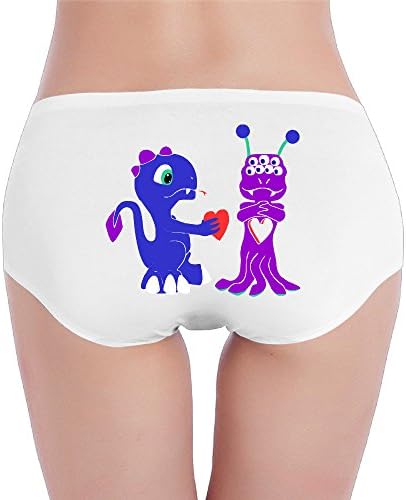 Elnory Ladies Cute Blue Monster Personality Lingerie M