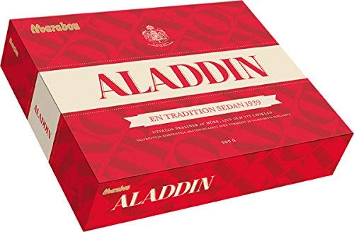 Amazon Com Marabou Aladdin Swedish 4 Boxes Of 500g Praline Chocolates 2 Kg Product Of Sweden Grocery Gourmet Food