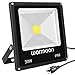 Warmoon LED Flood Lights 30W Outdoor LED Spolight IP66 Waterproof Wall Washer Night Light Daylight White for Patios Decks Pathways Stairways Driveways Garden
