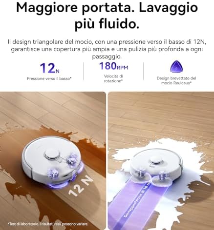 Freo Z10 Pro Robot Aspirapolvere Lavapavimenti, Stazione All-in-One — foto 5 di 8