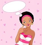 Girl with Love on Her Mind Vinyl Wall Sticker - 48