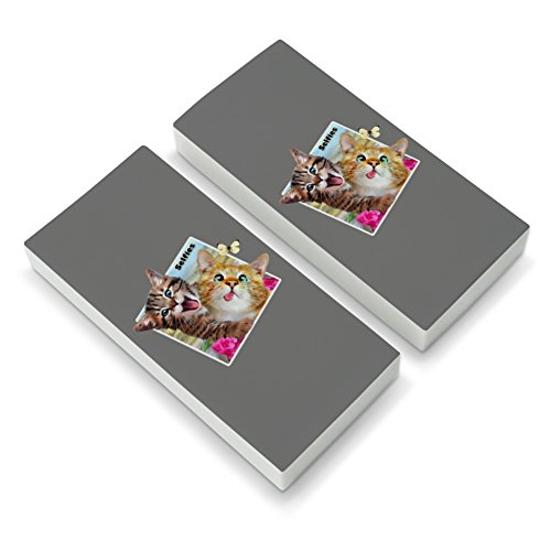 Kittens Selfie Picture Eraser Set of 2