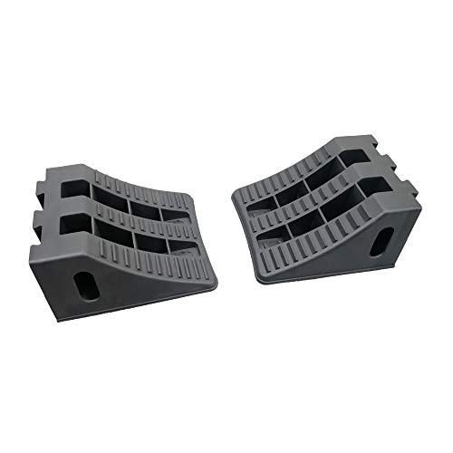 Heavy Duty Folding Metal Wheel Chocks For Caravans, Trailers, Boats & Vans – Toolzone AU022 (Pair)