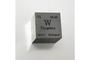 GENERIC Tungsten Cube 10mm (0.39 Inch) – Ultra-Dense 99.95% Pure Metal Density Block with Right-Angled Edges for STEM Education & Collectors