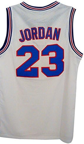 Elvironadio Jordan 23 Squad Space Jam Jersey Mens Basketball Jersey White L