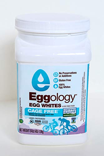Eggology Certified Humane Cage Free Pure Egg Whites, 4/64oz