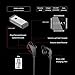 Mainuode Bluetooth Wireless Headphones In Ear Earbuds Sports Sweatproof Earphones with Built-in Mic (Cordless 4.1, Secure Ear Hooks Design, 5 Hours Play Time)