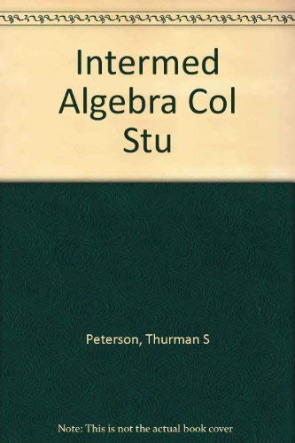 Intermediate Algebra for College Students