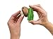 Fusionbrands MushroomCloth Silicone Veggie Scrubber and Mushroom Cleaning Brush,  Green