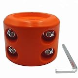 ATV-SCHS Winch Cable Hook Stopper Rubber Winch Line Saver with Allen Wrench for ATV UTV Winches (Orange)