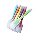 6 Pieces Silicone Spatulas, 11 inch Large Rubber Spatula with Stainless Steel Core, Heat-Resistant Non-stick Spatulas