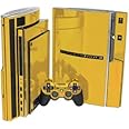 Gold Chrome Mirror - Vinyl Decal Mod Skin Kit by System Skins - Compatible with PlayStation 3 Console