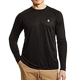 Bewinds Men’s UPF 50+ UV Sun Protection Long Sleeve T-Shirt Performance Dri-fit UV Blocking Shirts for Fishing, Hiking, Outdoor Running