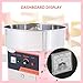 Nurxiovo 21 Inch Commercial Cotton Candy Machine Electric Countertop Cotton Candy Floss Maker Pink with Drawer Stainless Steel for Various Parties