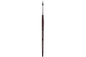 Creative Mark Mimik Reservoir Synthetic Kolinsky and Squirrel Liner Brushes - Wet Media Reservoir Brush for Paint, Acrylics, Watercolors Ideal for Artists, Calligraphers - Size #6