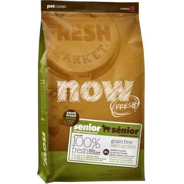 now dog food senior small breed